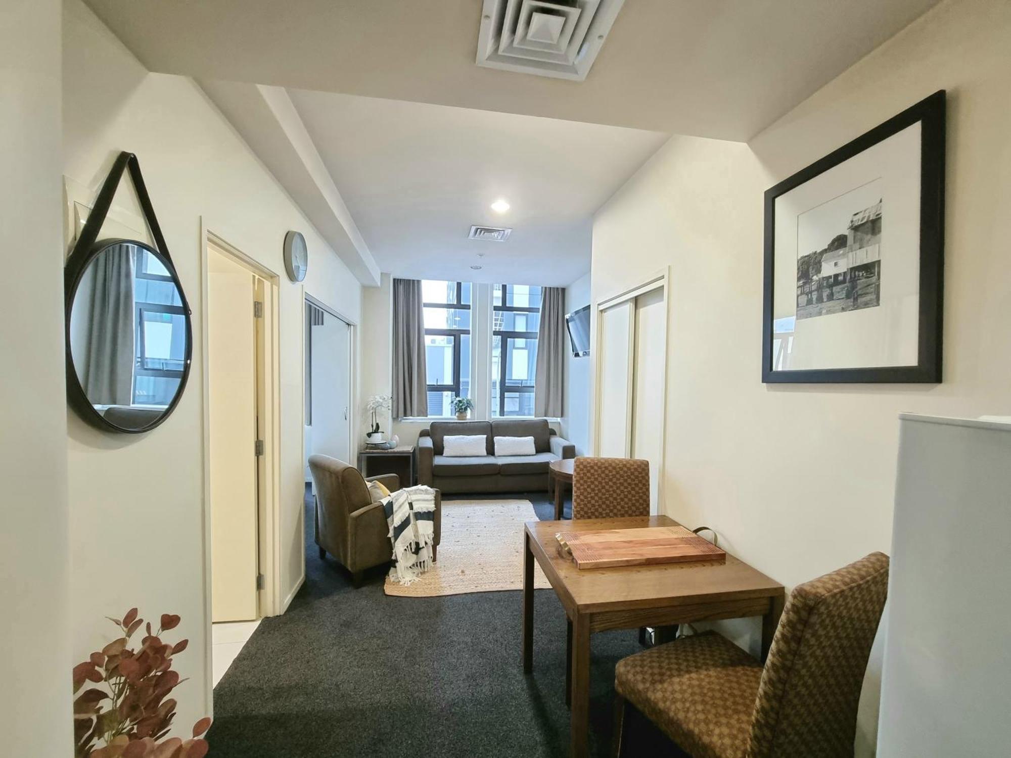 אוקלנד Urban Deco Apartment On Queen Street חדר תמונה