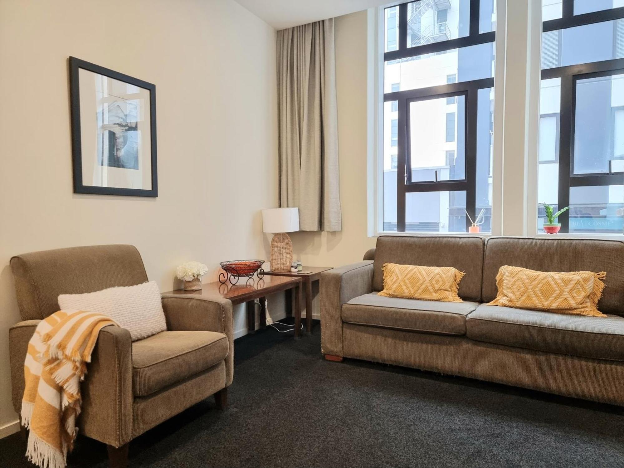 אוקלנד Urban Deco Apartment On Queen Street חדר תמונה